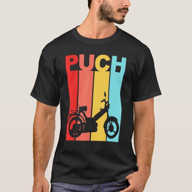 Scooter Moped Puch Maxi Scooter T-Shirt (Front)