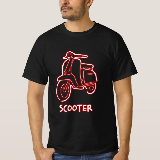 Scooter Neon | Scooter Funny T-Shirt (Front)