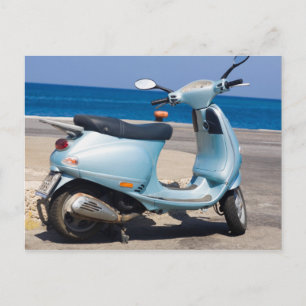 Scooter On The Beach   Ephesus, Turkey Postcard