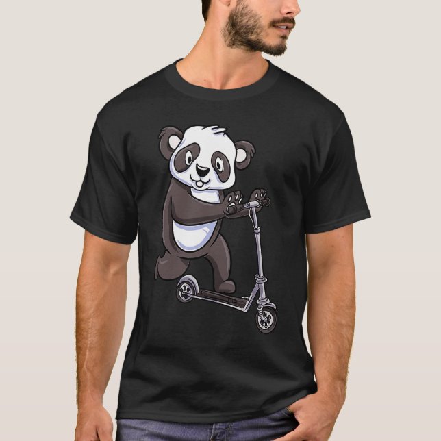 Scooter Panda T-Shirt (Front)