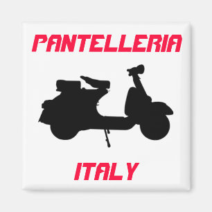 Scooter, Pantelleria, Italy Magnet