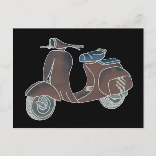 Scooter postcard (Front)