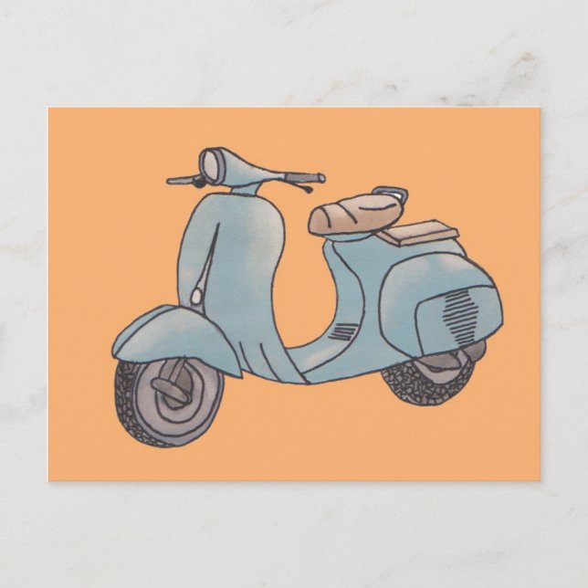 Scooter postcard (Front)