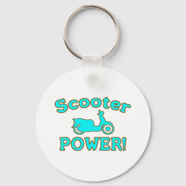 Scooter POWER! Key Ring (Front)