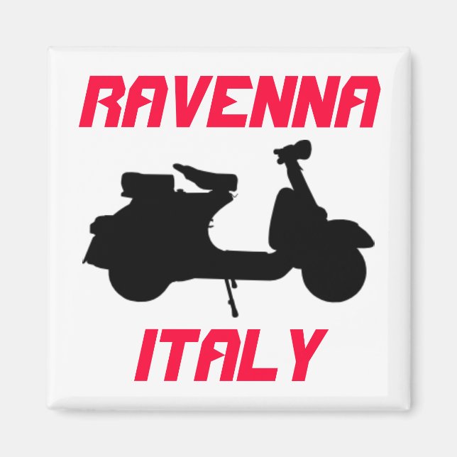 Scooter, Ravenna, Italy Magnet (Front)