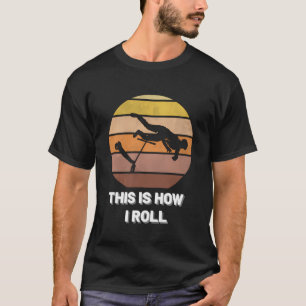 Scooter Retro Vintage Kick E-Scooter Stunt Gift T-Shirt