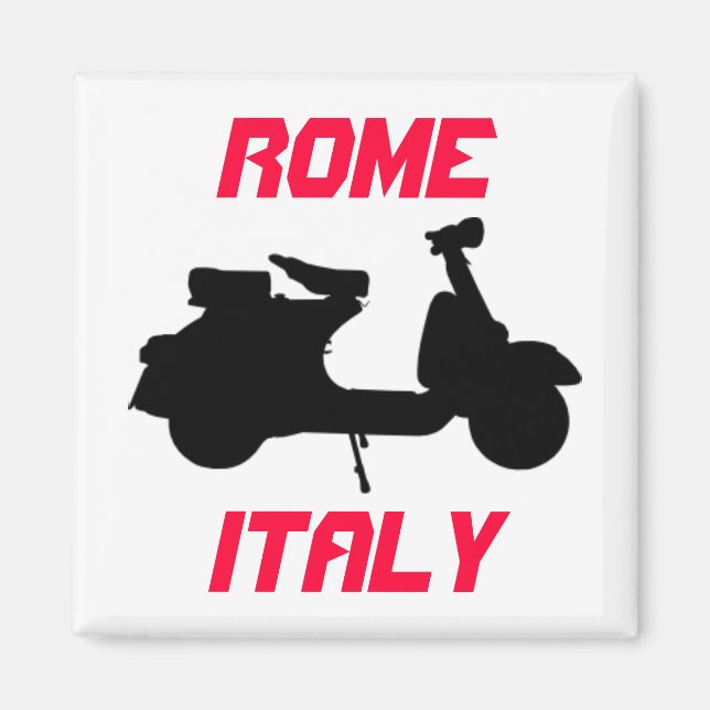 Scooter, Rome, Italy Magnet (Front)