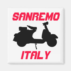 Scooter, Sanremo, Italy Magnet