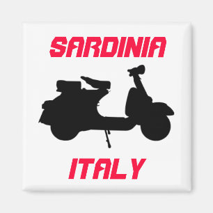Scooter, Sardinia, Italy Magnet