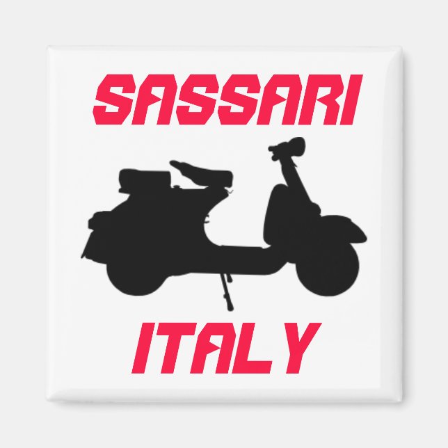 Scooter, Sassari, Italy Magnet (Front)