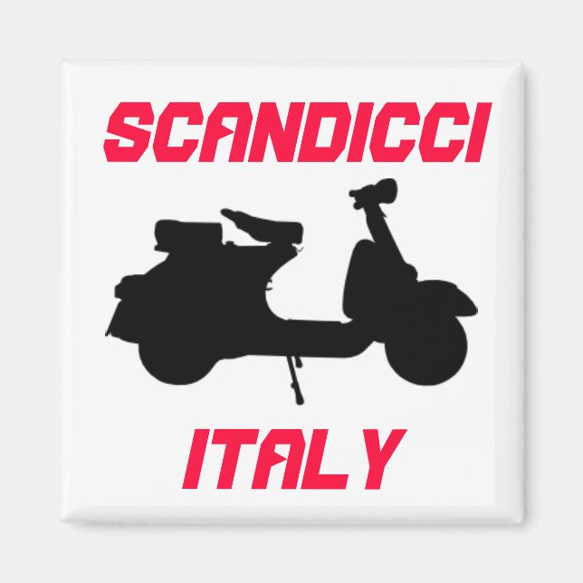 Scooter, Scandicci, Italy Magnet (Front)