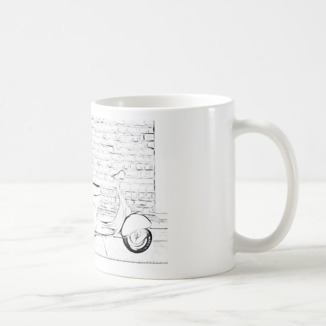 Scooter Skin Coffee Mug (Right)