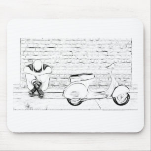 Scooter Skin Mouse Mat