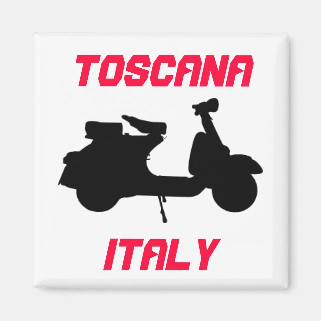 Scooter, Toscana, Italy Tuscany Magnet (Front)