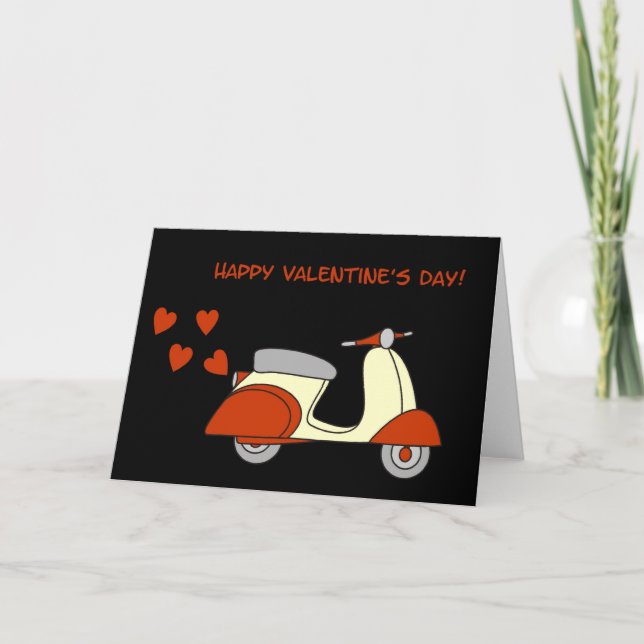 Scooter Valentine Card (Front)
