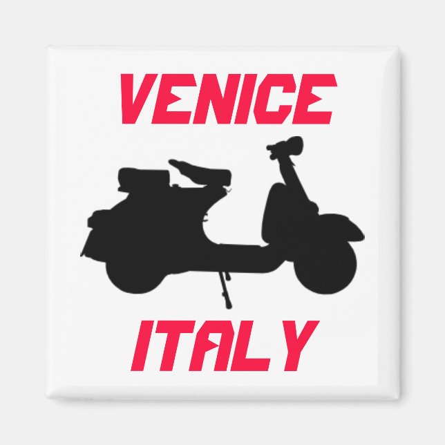 Scooter, Venice, Italy Magnet (Front)