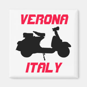 Scooter, Verona, Italy Magnet