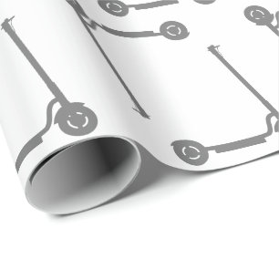 scooter wrapping paper