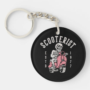 scooterist your tagline here key ring