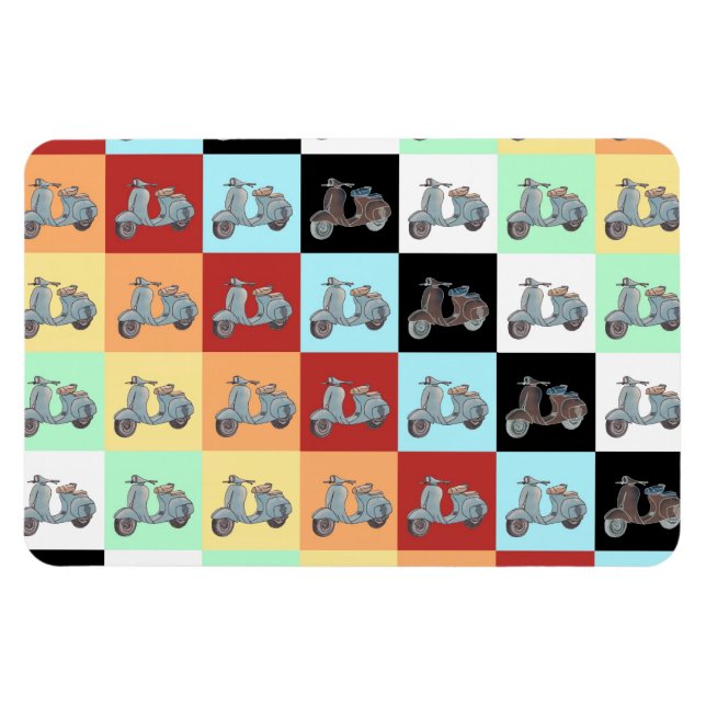 Scooters Flexi Magnet (Horizontal)