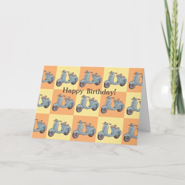 Scooters Greeting Card (Front)