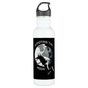 Scooting the Moon - Stunt Scooter   710 Ml Water Bottle