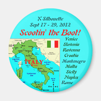 scootin'theboot fridge magnet