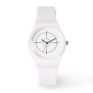 Scope Sight Cross-Hairs Sporty Watch