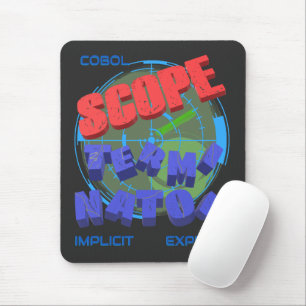 Scope Terminators in Cobol Programming Mouse Mat