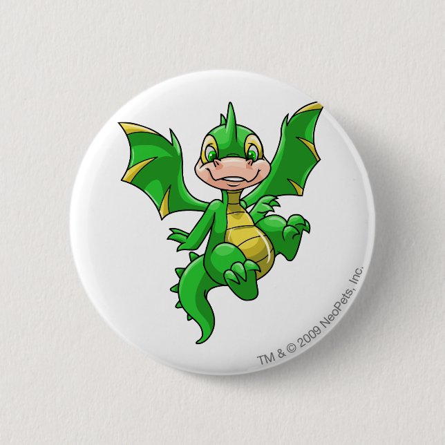 Scorchio Green 6 Cm Round Badge (Front)