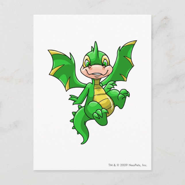 Scorchio Green Postcard (Front)