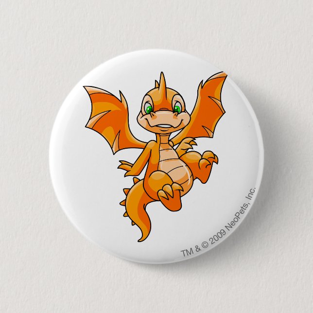 Scorchio Orange 6 Cm Round Badge (Front)