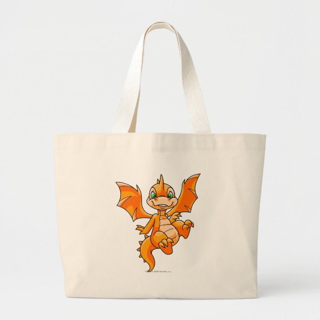Scorchio Orange Large Tote Bag (Front)
