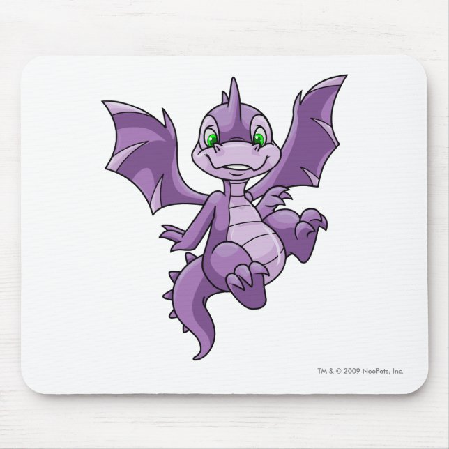 Scorchio Purple Mouse Mat (Front)