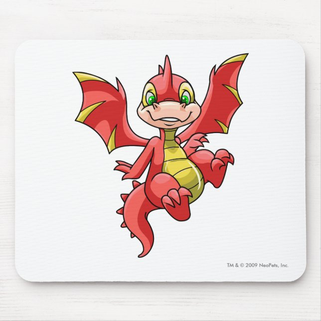 Scorchio Red Mouse Mat (Front)