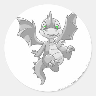 Scorchio Silver Classic Round Sticker