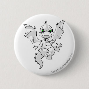Scorchio White 6 Cm Round Badge
