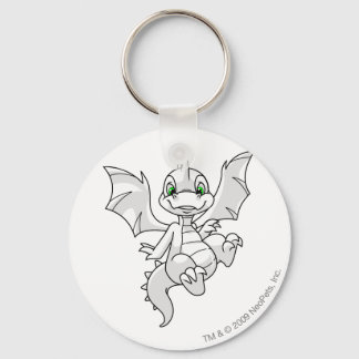 Scorchio White Key Ring