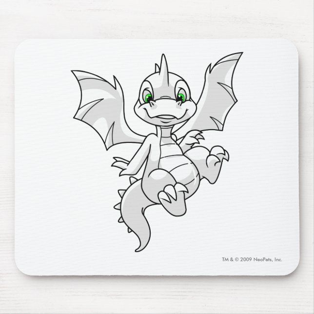 Scorchio White Mouse Mat (Front)