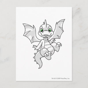 Scorchio White Postcard