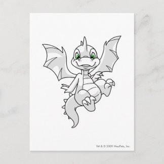 Scorchio White Postcard