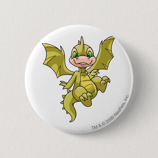 Scorchio Yellow 6 Cm Round Badge (Front)