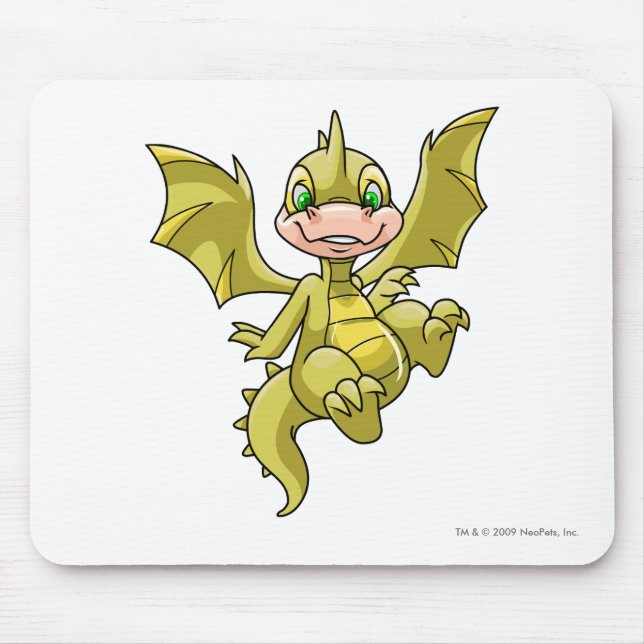 Scorchio Yellow Mouse Mat (Front)