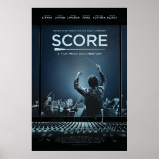 SCORE Baton Poster by Epicleff Media