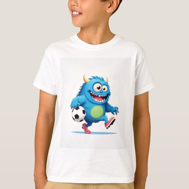 Score Big with This Monster Kicker! T-Shirt (Front)