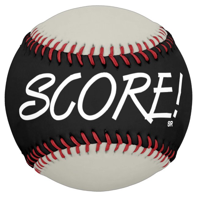 Score black and grey softball (Front)