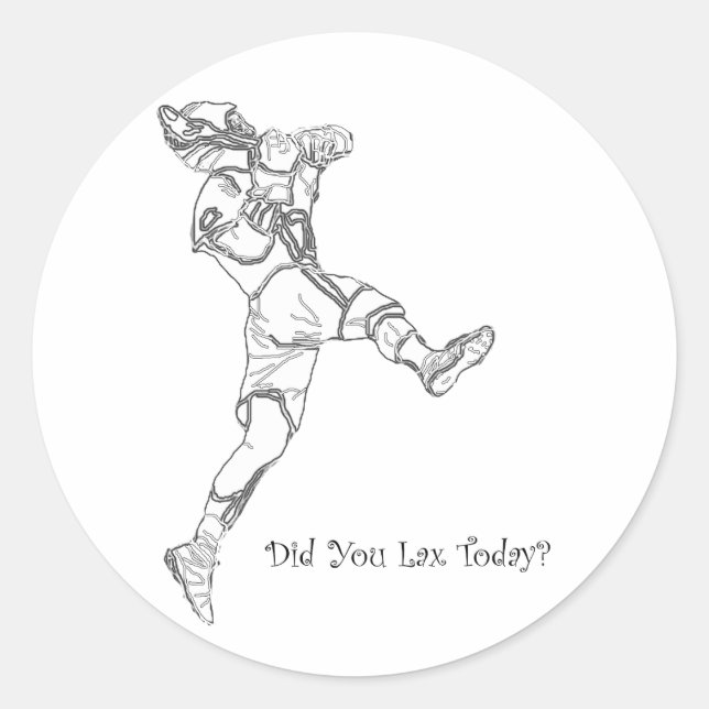 Score! Classic Round Sticker (Front)