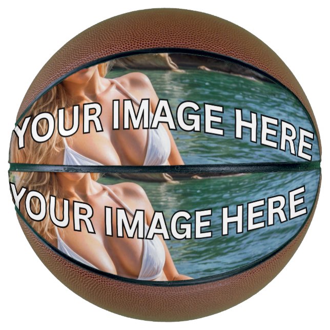 SCORE! 🏀 Fullsize Basketball – Add Image or Text (Front)