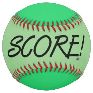 Score green 2 tone softball