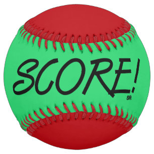 Score green and red softball